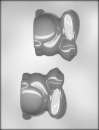 3D Sitting Chubby Easter Bunny Chocolate Mould